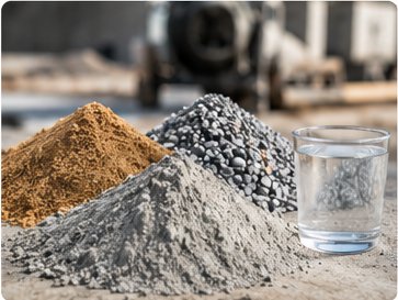 اجزای تشکیل دهنده بتن